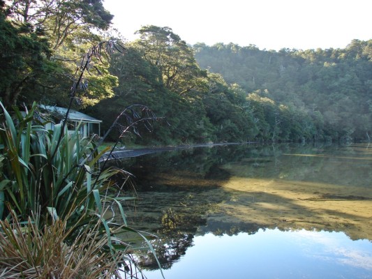 Sandy Bay Hut, in early morning, Gillian Ward