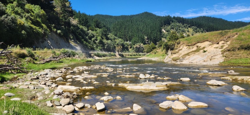Hangaroa River at "The Bluffs"
